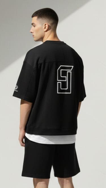 BSTN Signature Box-Cut Mesh Tee